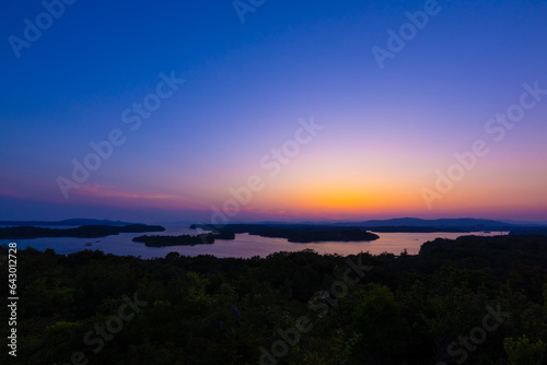 伊勢の美しい景色と夕日