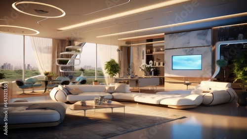 Smart Digital Home Showcase. A Glimpse into the Future of Modern Living © Alexander Beker