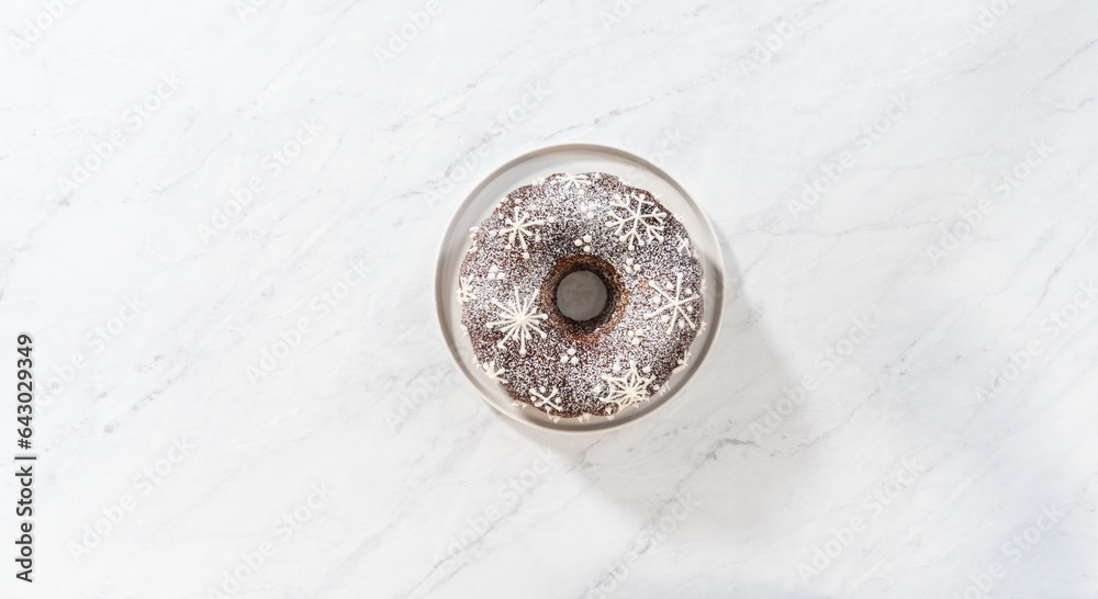 Gingerbread bundt cake with caramel filling Gingerbread bundt cake with caramel filling