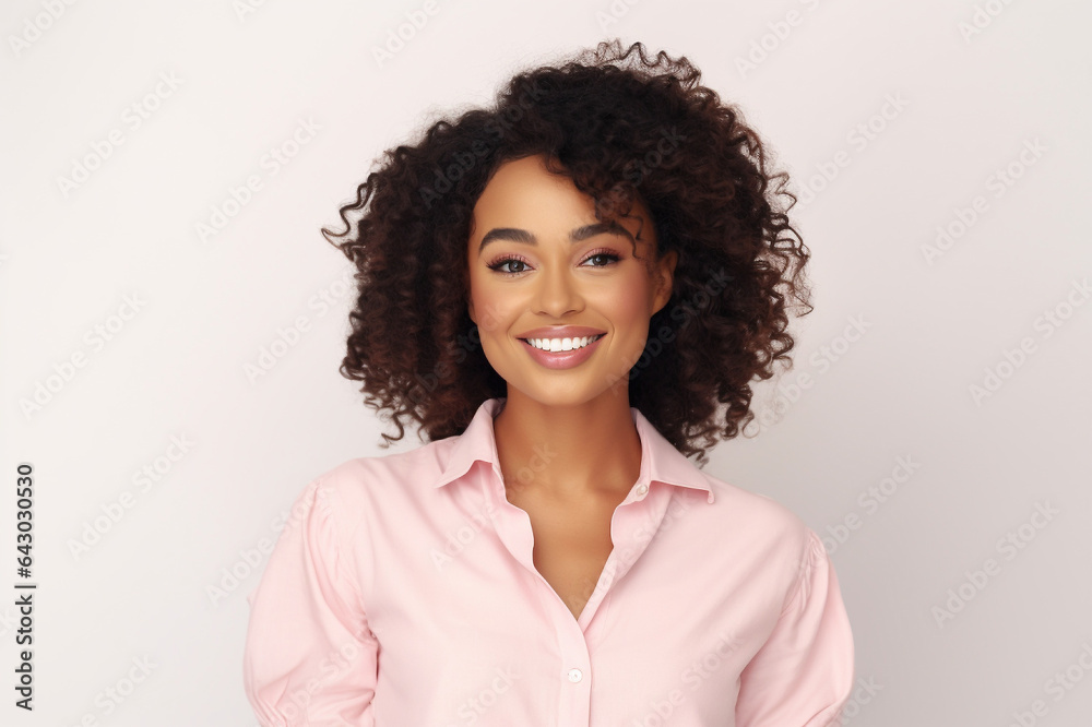 The beauty of a smiling African American lady The beauty of a smiling African American lady