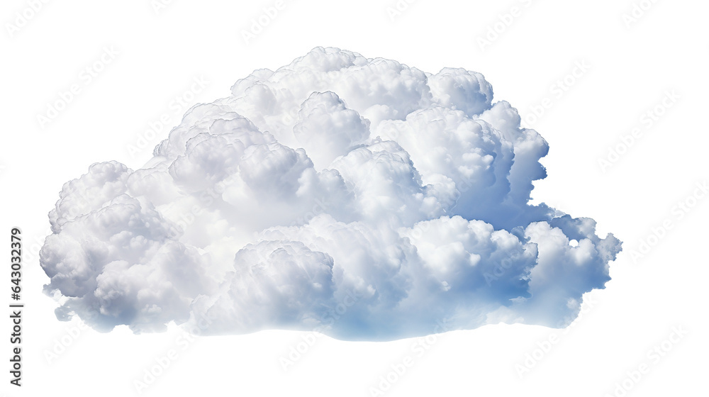 Transparent Cloud Clipart with Blue Sky Background - High Quality PNG for Design and Web Projects
