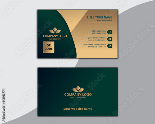 corporate business card special design for personal identity