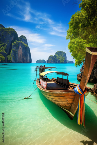 Calm Phi Phi island in Thailand