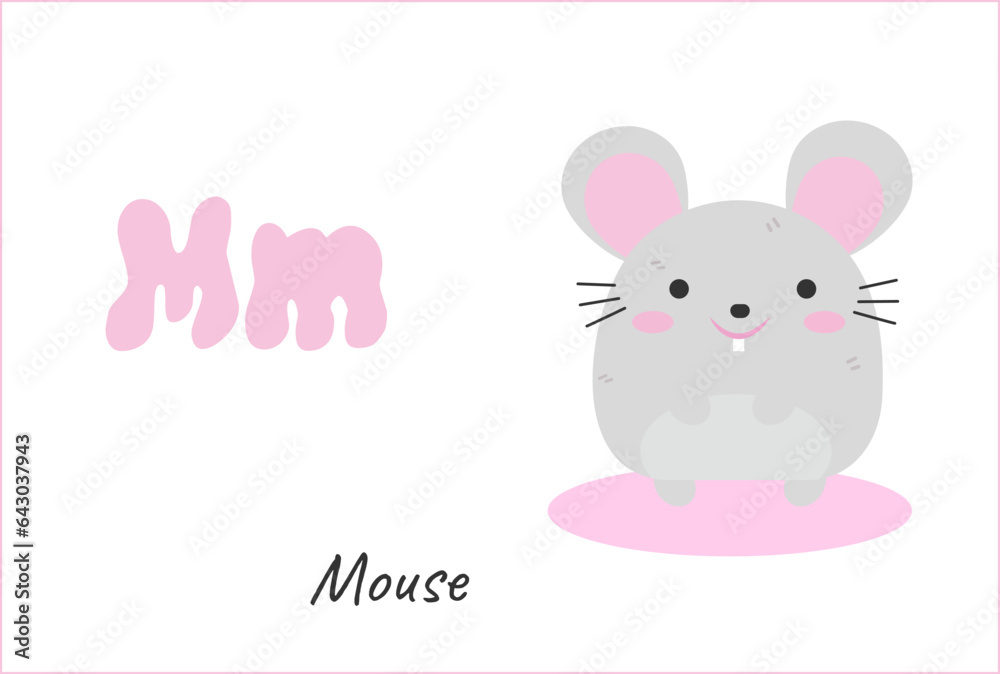 mouse letter m english alphabet mouse letter m english alphabet