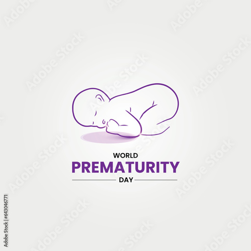 World Prematurity Day. Prematurity Day. Premature concept.