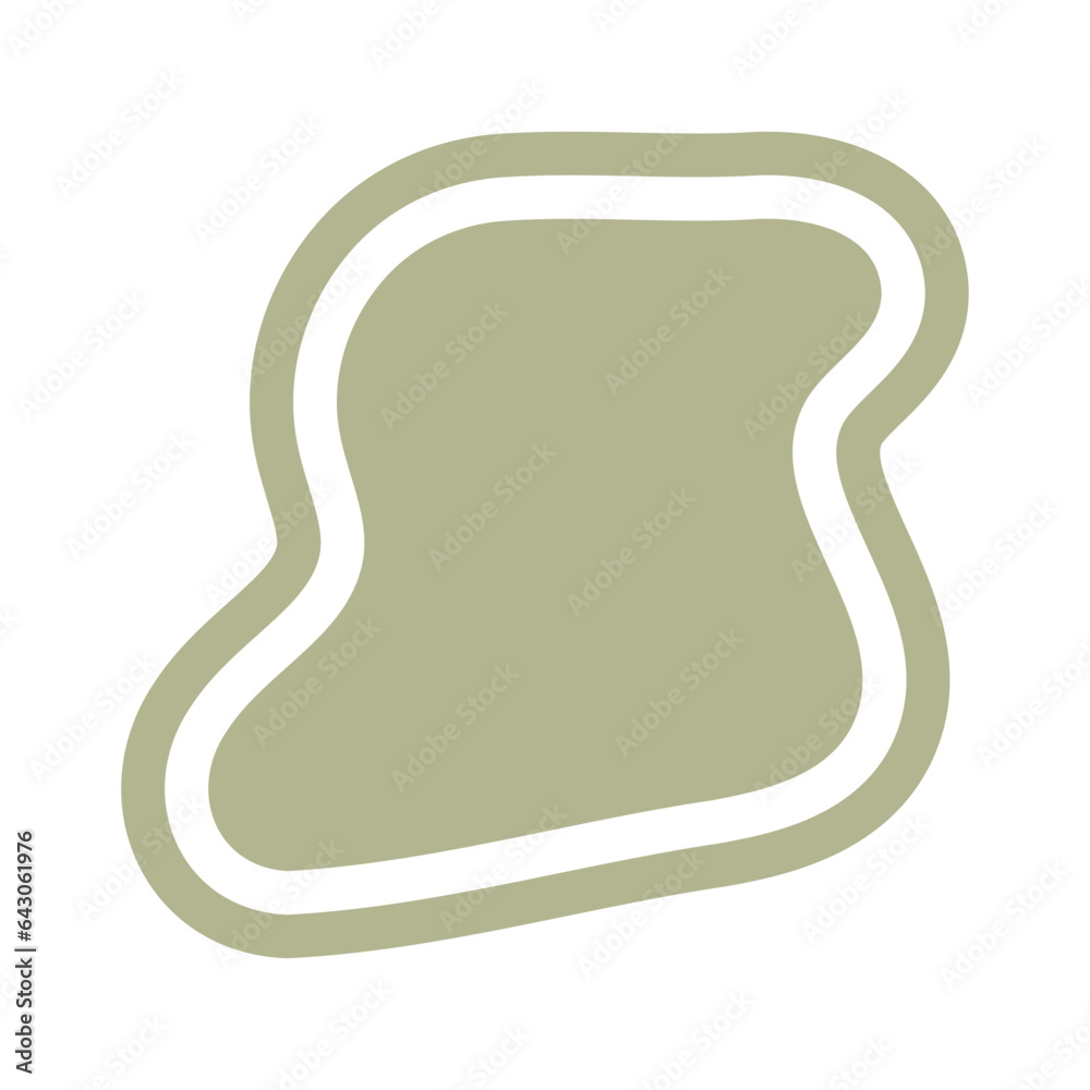 Blob with Double Outline Element