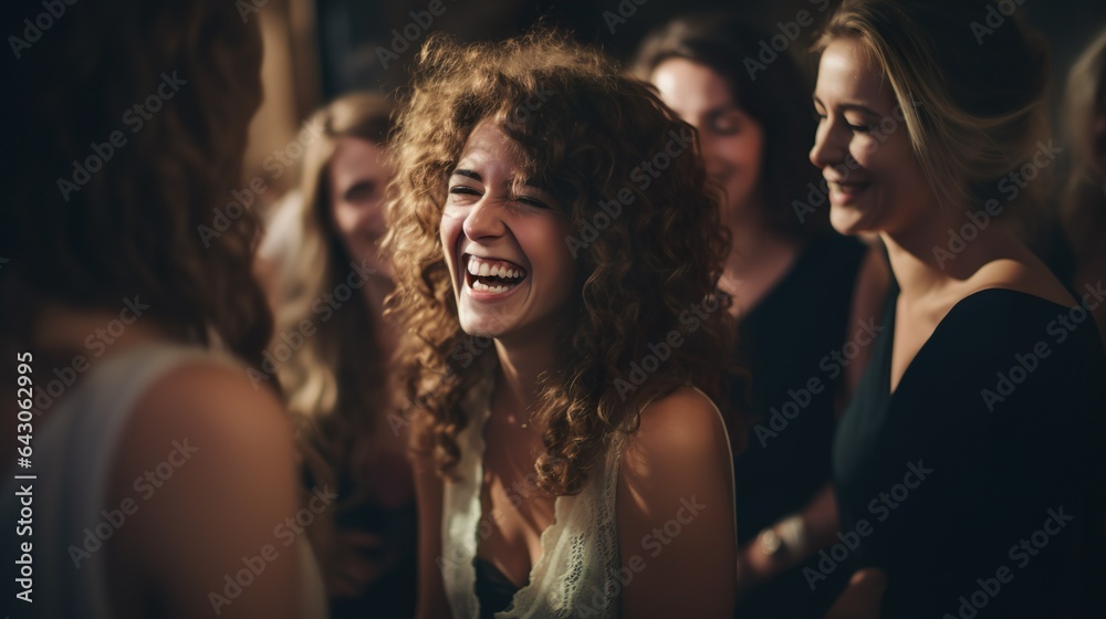 Laughing Woman, Cheerful and Happy Woman, Portrait
