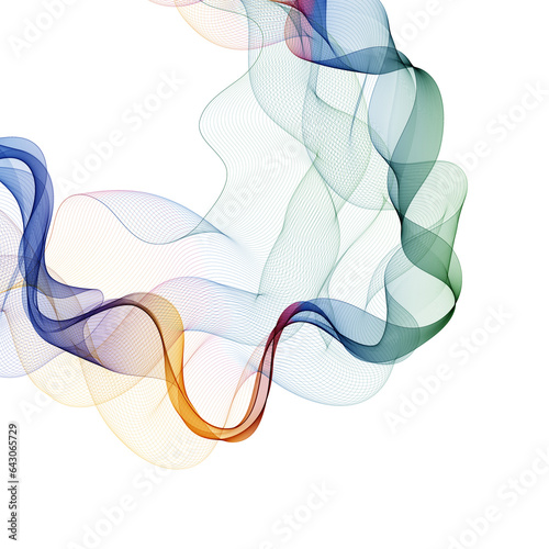 colorful abstract wave. vector pattern. color lines. layout for presentation, advertising, banner. eps 10