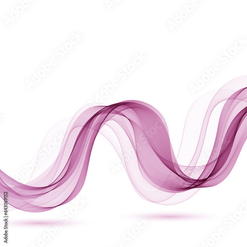Abstract vector wave purple color. Design element. Presentation template. eps 10