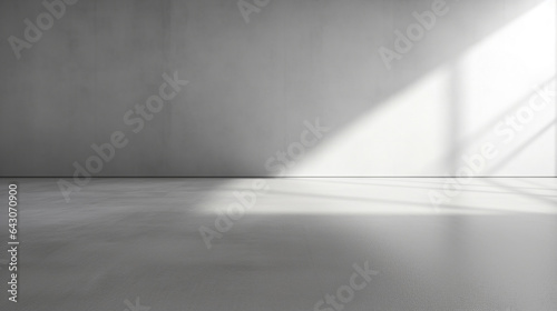 Quiet room with no one in it, light coming in, gray or white walls, calm atmosphere, background image