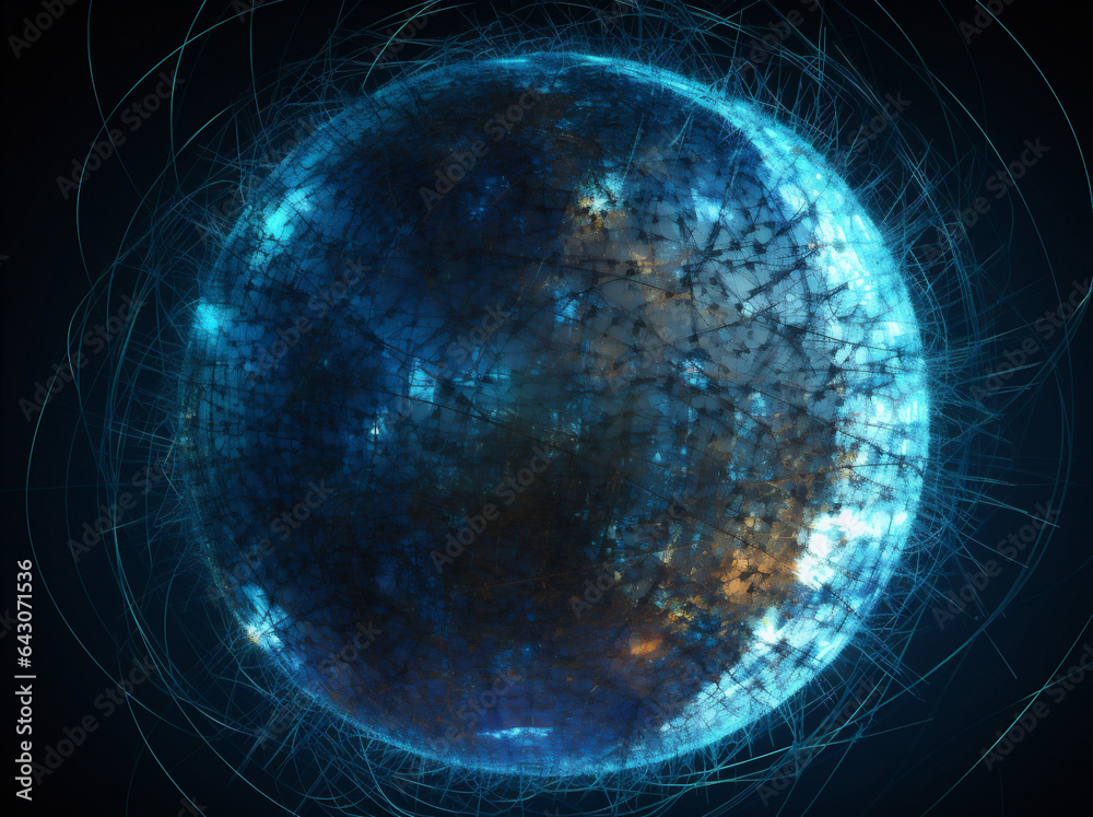 earth technology globe planet network cyberspace connection internet map global. Generative AI. earth technology globe planet network cyberspace connection internet map global. Generative AI.