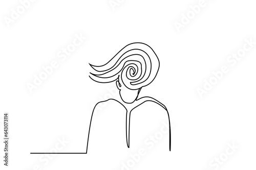 psychology disordered mental patient confused unhealthy human life portrait line art design