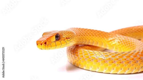 a snake on a white background