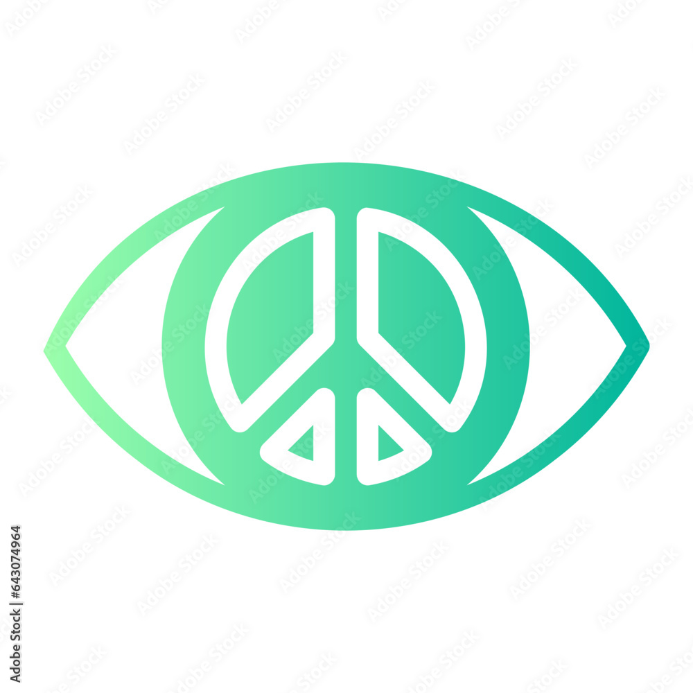 eye gradient icon eye gradient icon