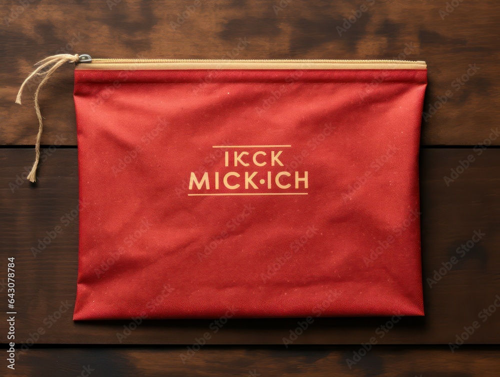 Naklejka premium Eco Material Mockup: Sustainable Design Showcase