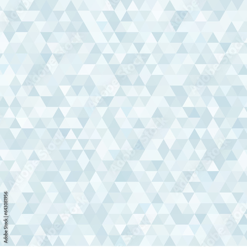 Abstract Christmas Decoration Background - Golden and White Triangles