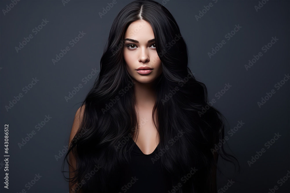 Pictures of beautiful models fashion hairstyles on background Pictures of beautiful models fashion hairstyles on background