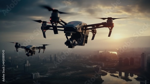 Unmanned Aerial Vehicle, Military drone.