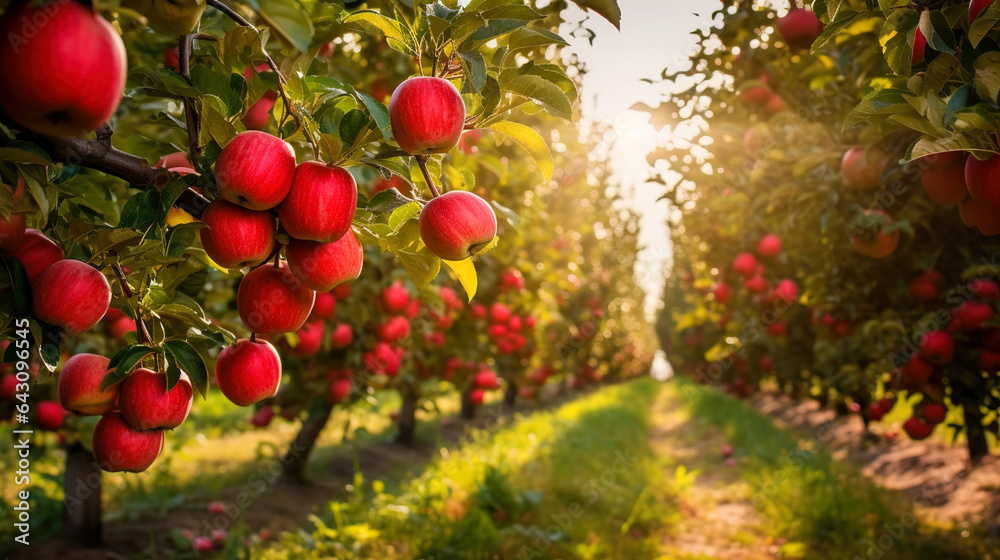 red apples on a tree red apples on a tree