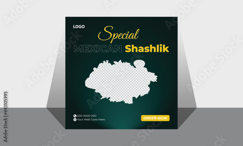 Special food social media post design