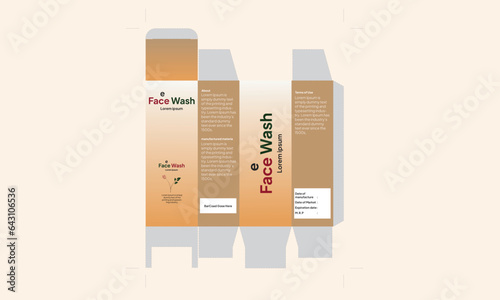 New eye catching box design for fashion design
