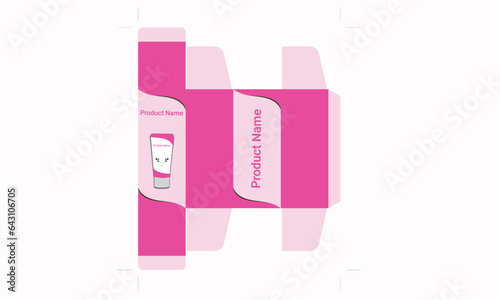 New eye catching box design for fashion design