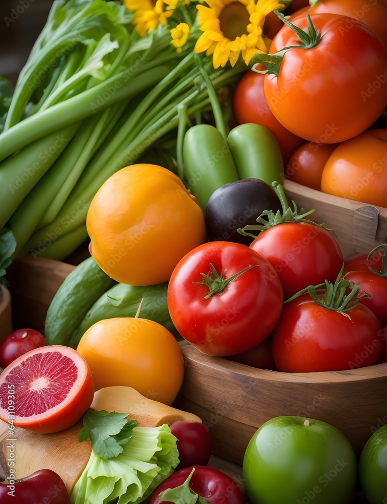 Capturing the beauty of farm-fresh ingredients under the golden sun, with a natural and organic food photography style. Capturing the beauty of farm-fresh ingredients under the golden sun, with a natural and organic food photography style.