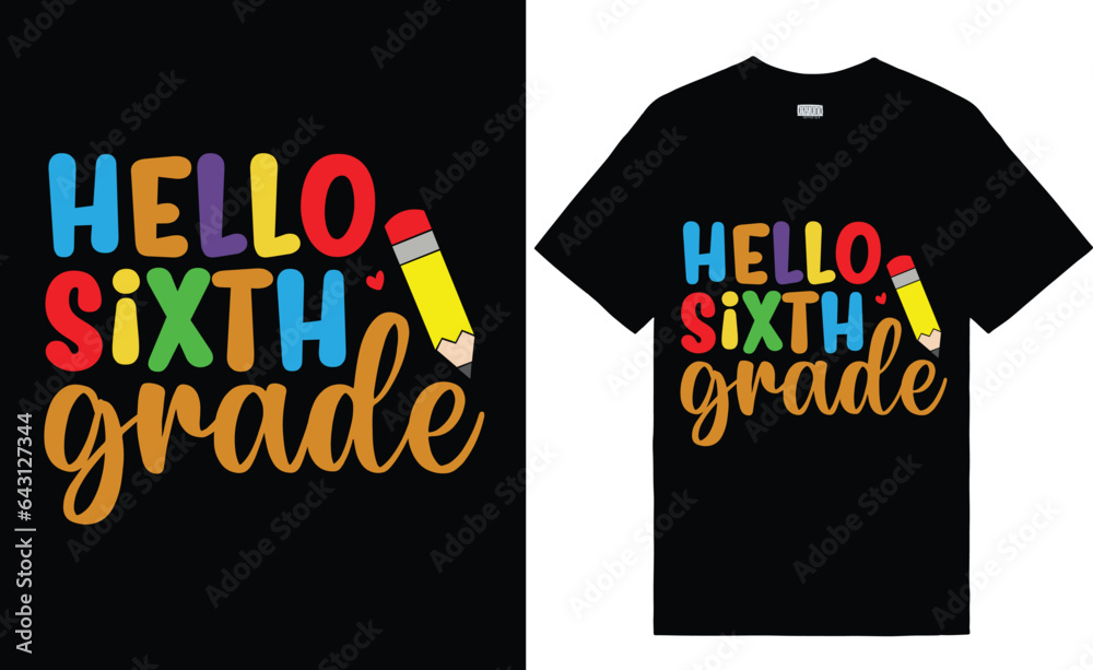 Back to School T-shirt Design