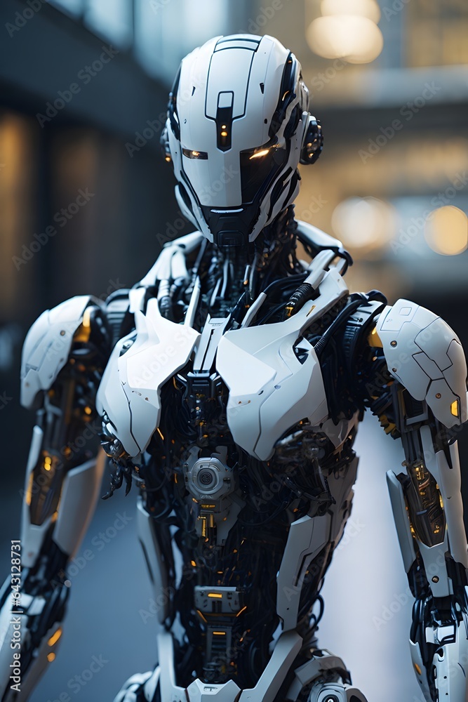 Explore the AI-powered robotics revolution with futuristic robots and high-tech automation in sleek style. Explore the AI-powered robotics revolution with futuristic robots and high-tech automation in sleek style.