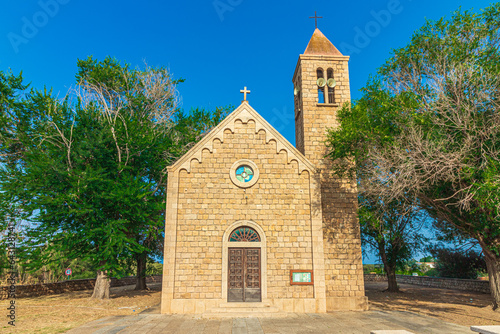 St. Barbara's Church, Lotzorai. Sardinia, Italy