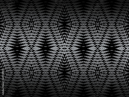 Black metal texture steel background. Perforated metal sheet.