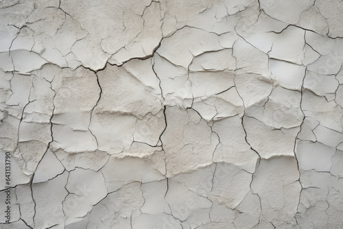 Weathered Beauty: A Captivating Close-Up of Cracked Concrete Revealing Intricate Textures and Time's Enduring Mark