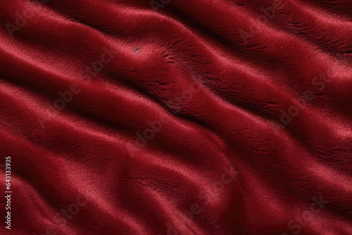 Luxurious Red Velvet: A Captivating Textured Elegance for Sophisticated Interiors