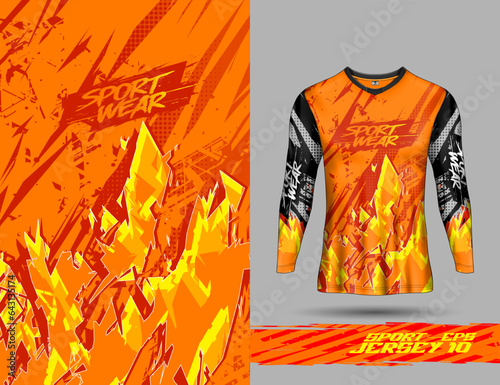 Tshirt template for extreme sports background racing jersey design soccer jersey