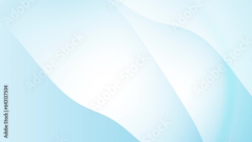 2D flat Animations loop 4K Blue color background abstract art with waves
