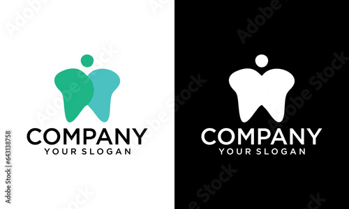 Dental Clinic Logo Design Dentist Logo Tooth abstract Linear Dentist stomatology