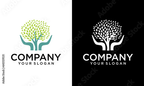 The Best Natural Leaf Logo Abstract Leaf logo vector Best Natural Logo Maker