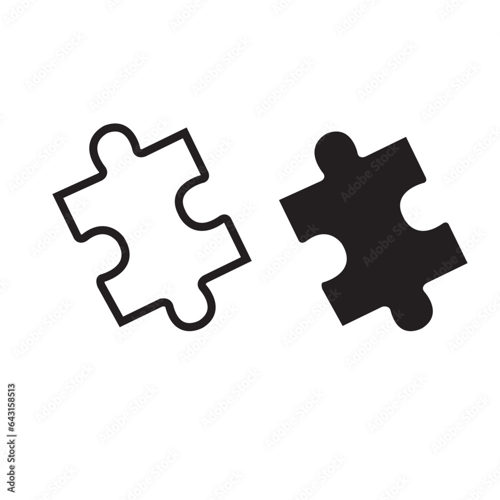 Obraz premium Puzzle icon
