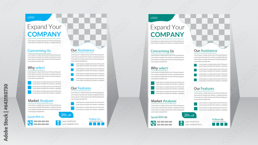 Corporate Business flyer template vector design, 
Flyer template layout design. cover,
annual report, poster, flyer
perfect for creative professional business.
