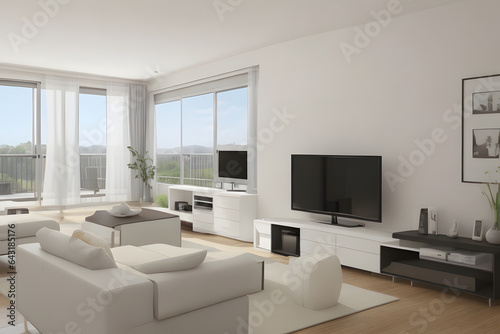Luxury house interior. ELegant living room © robiul