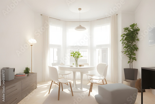 Large luxury modern interiors Living room  3D rendering  © robiul