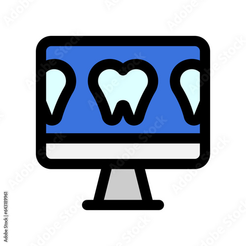 Editable dental information vector icon. Dentistry, healthcare, medical. Part of a big icon set family. Perfect for web and app interfaces, presentations, infographics, etc