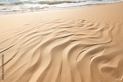 Ripples in the sand organic texture. High quality photo © Parvez