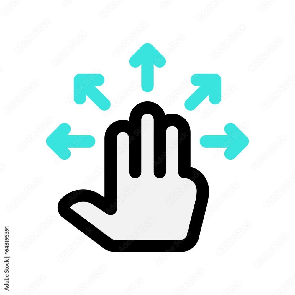 Editable three fingers move vector icon. Part of a big icon set family. Perfect for web and app interfaces, presentations, infographics, etc Editable three fingers move vector icon. Part of a big icon set family. Perfect for web and app interfaces, presentations, infographics, etc