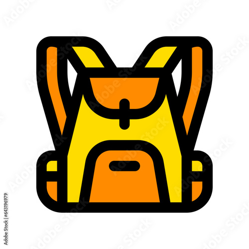 Editable rucksack, backpack vector icon. Part of a big icon set family. Perfect for web and app interfaces, presentations, infographics, etc