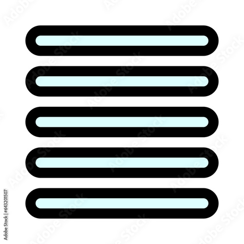 Editable paragraph justified alignments vector icon. Part of a big icon set family. Perfect for web and app interfaces, presentations, infographics, etc