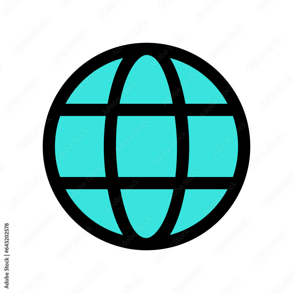 Editable vector globe internet connection icon. Part of a big icon set family. Perfect for web and app interfaces, presentations, infographics, etc Editable vector globe internet connection icon. Part of a big icon set family. Perfect for web and app interfaces, presentations, infographics, etc