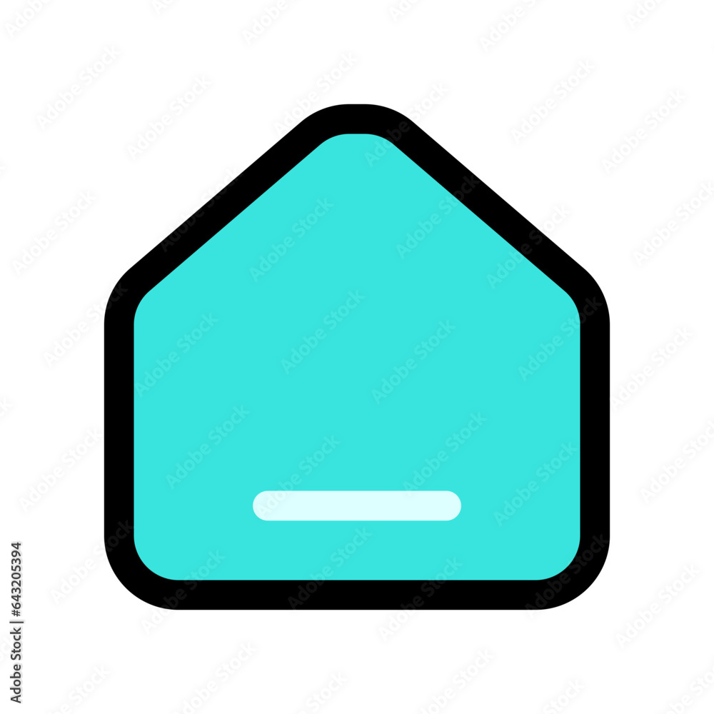 Vector home page button icon. Black, white background. Perfect for app and web interfaces, infographics, presentations, marketing, etc. Vector home page button icon. Black, white background. Perfect for app and web interfaces, infographics, presentations, marketing, etc.