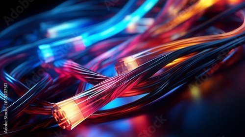 high power electricity background.