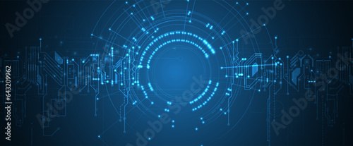 Technology abstract futuristic background for internet business. Big data concept.